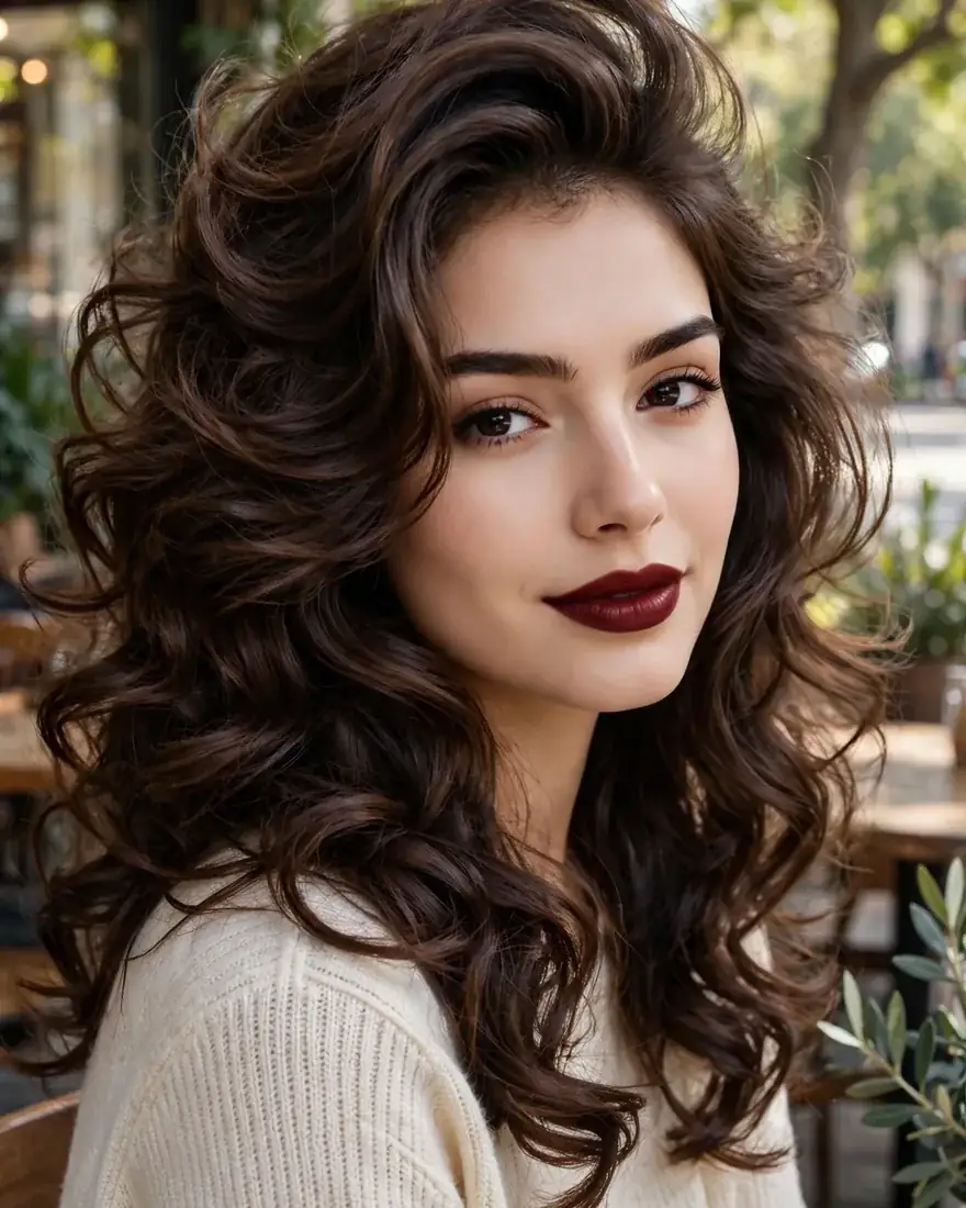13. Voluminous Blowout With Soft Curls