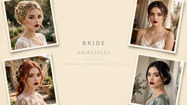 Bride Hairstyles – 14 Dress-Matched Looks for 2026
