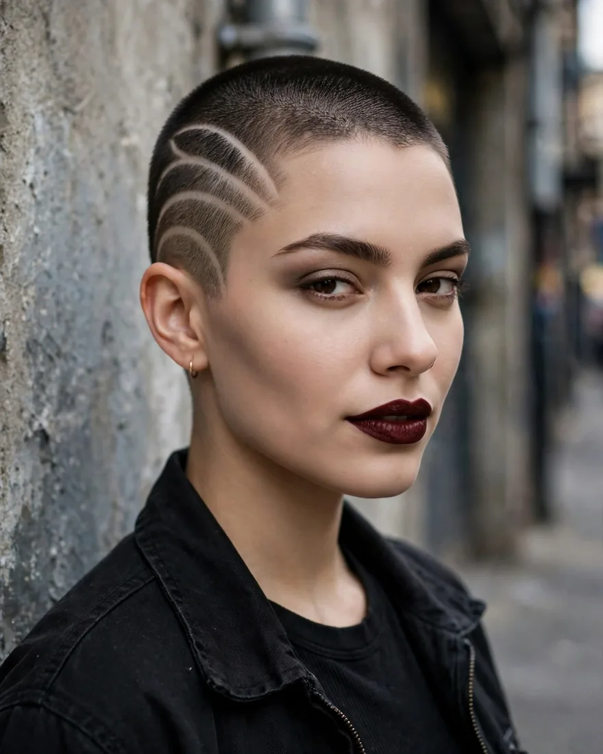 Buzz Cut Shaved Design