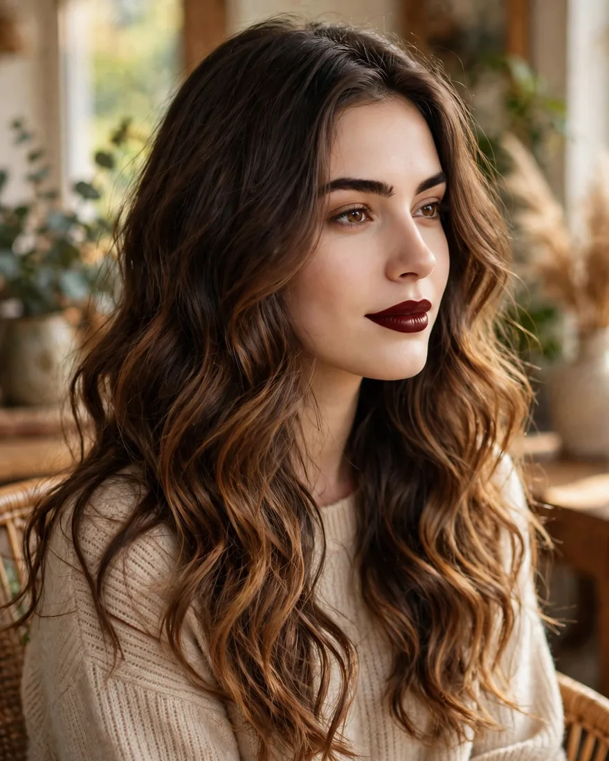 Loose Waves Caramel Ends