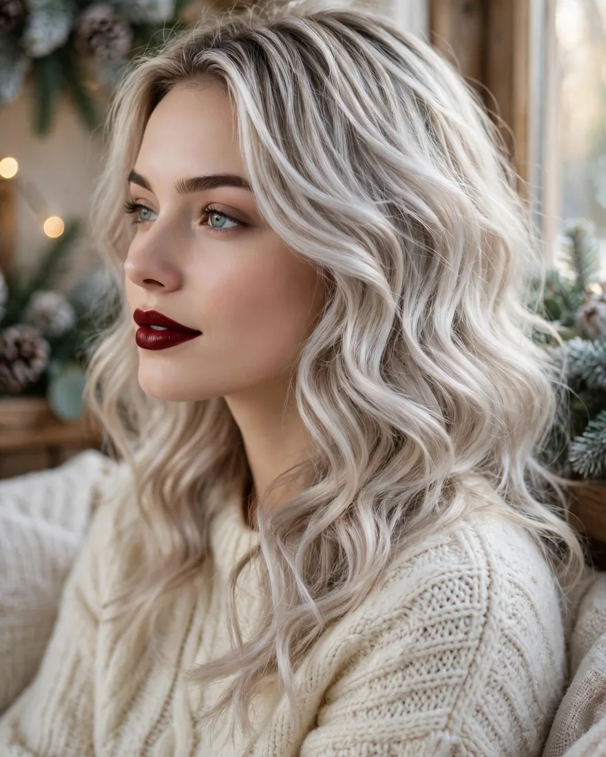 2. Romantic Frosted Waves