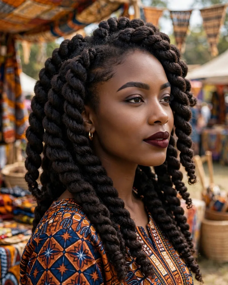 Chunky Two-Strand Twists
