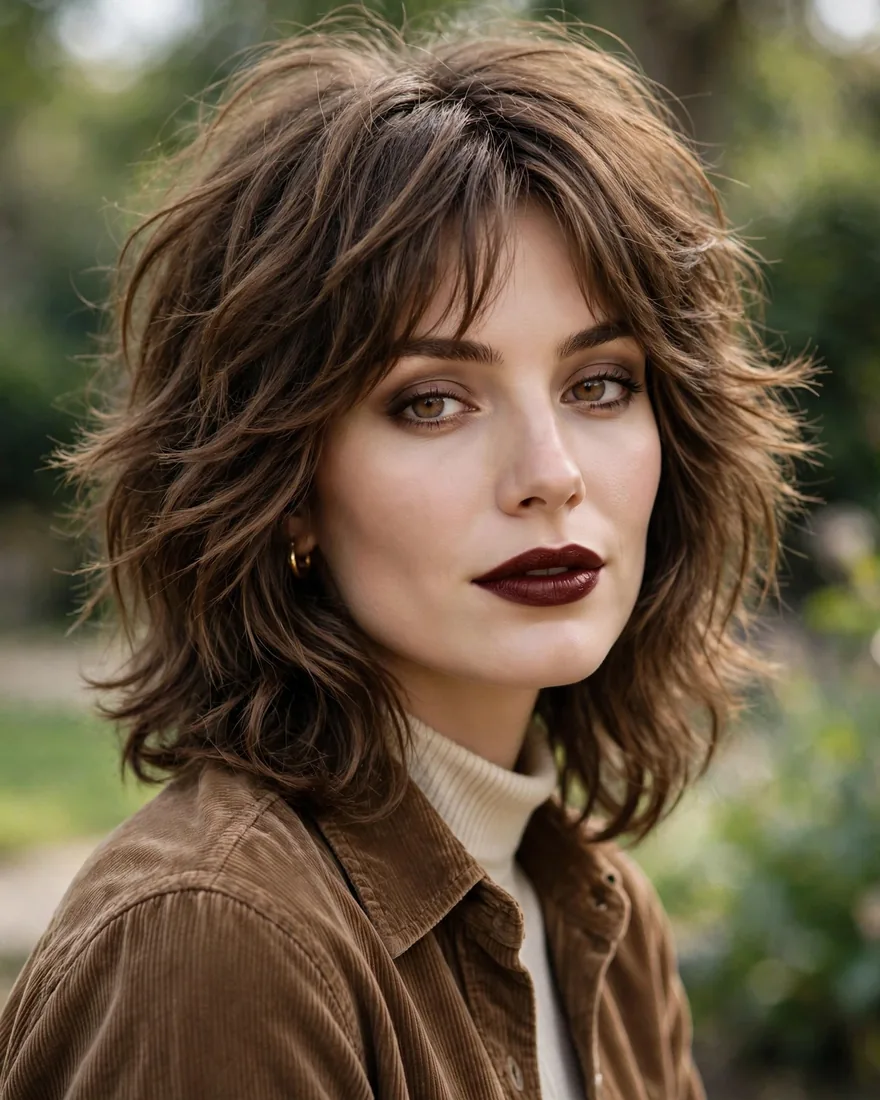 Classic 70s-Inspired Medium Shag