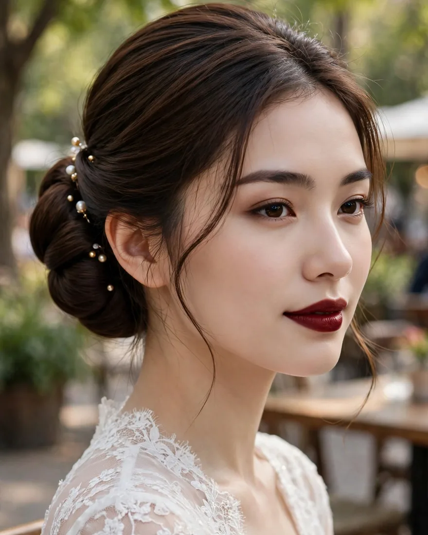 5. Classic Chignon That Lasts Till Midnight