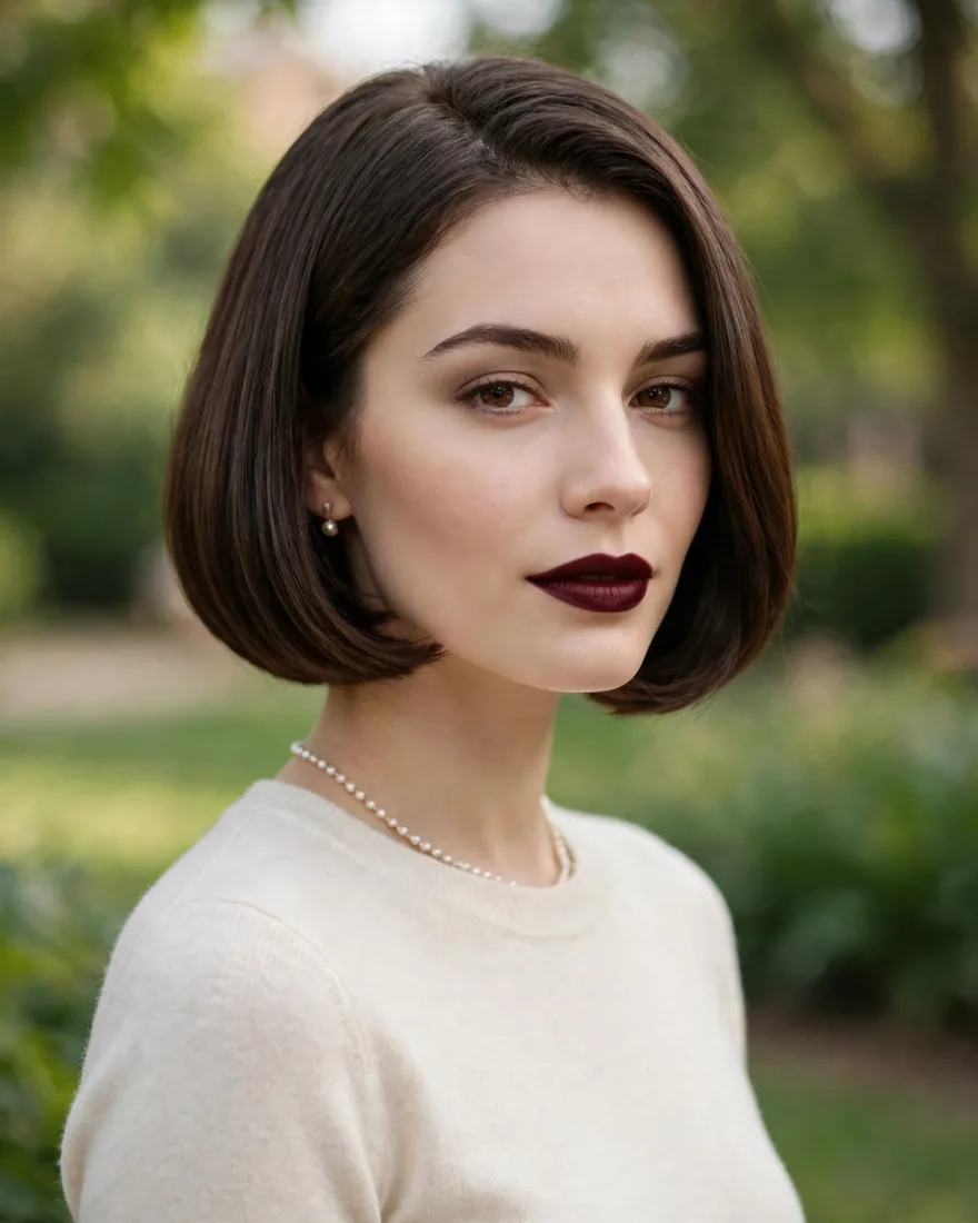 Classic Chin-Length Old Money Bob