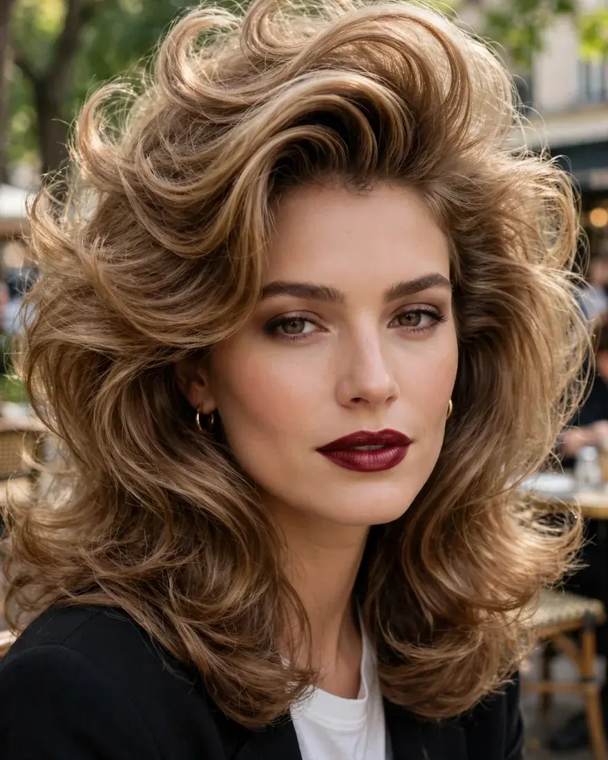 1. Classic Supermodel Blowout