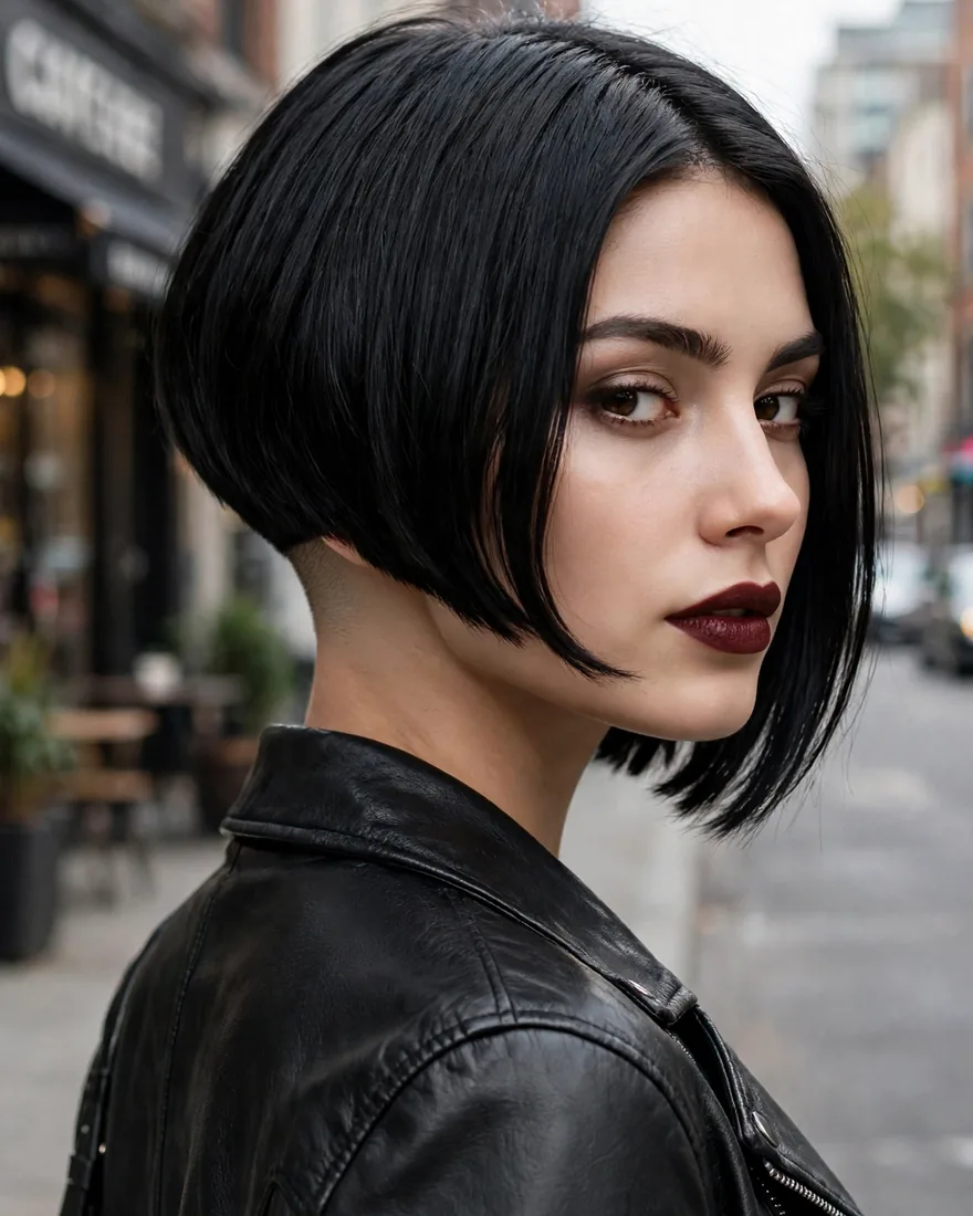 The Classic Undercut Bob With a Shaved Nape
