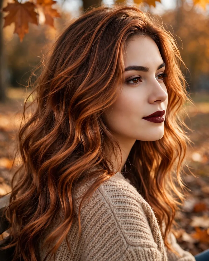 Copper Kissed Caramel Highlights Copper Kissed Caramel Highlights