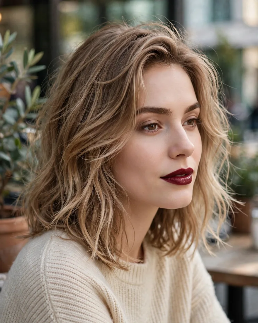 Crimped Ends 90s Fine Hair