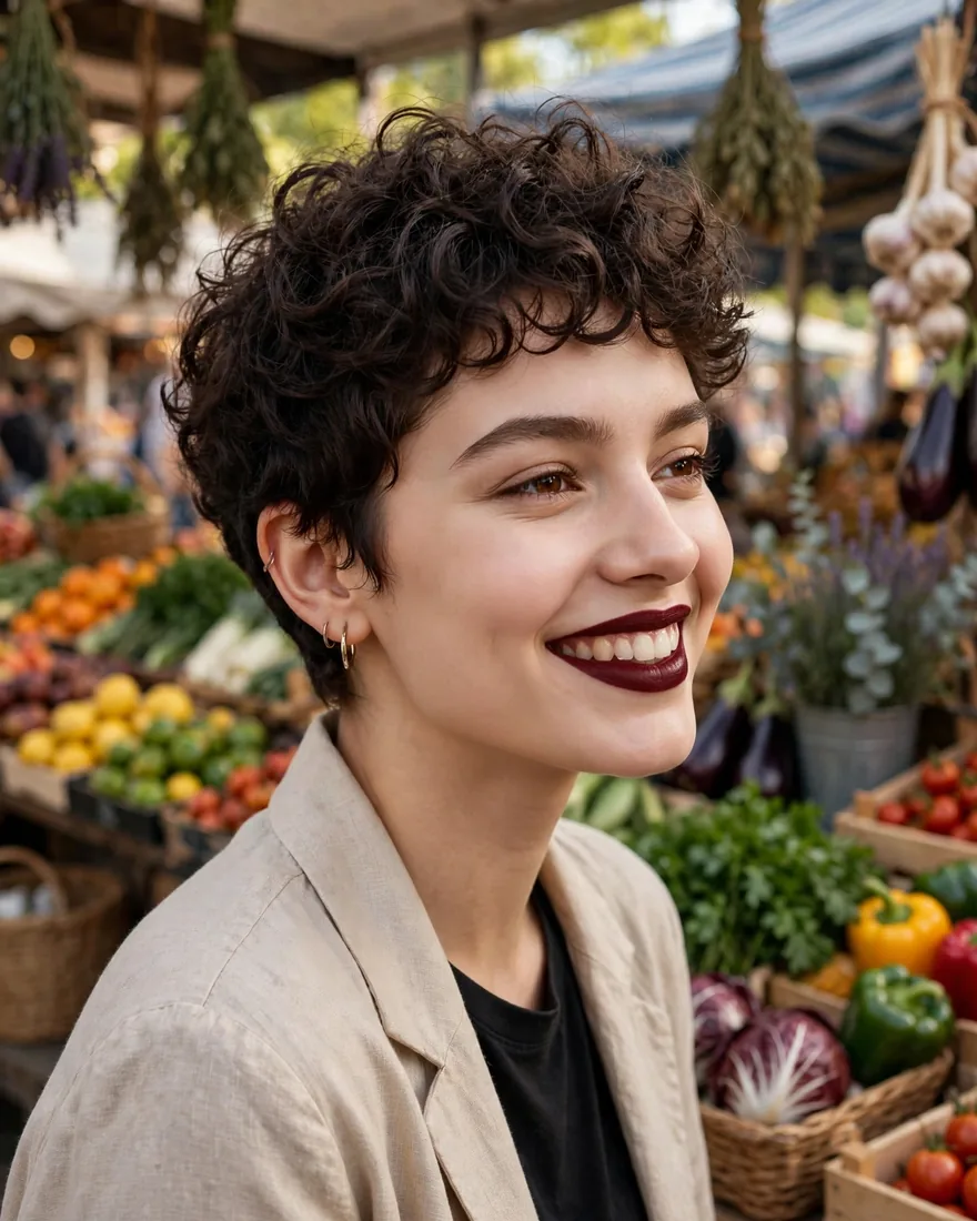 Curly Pixie