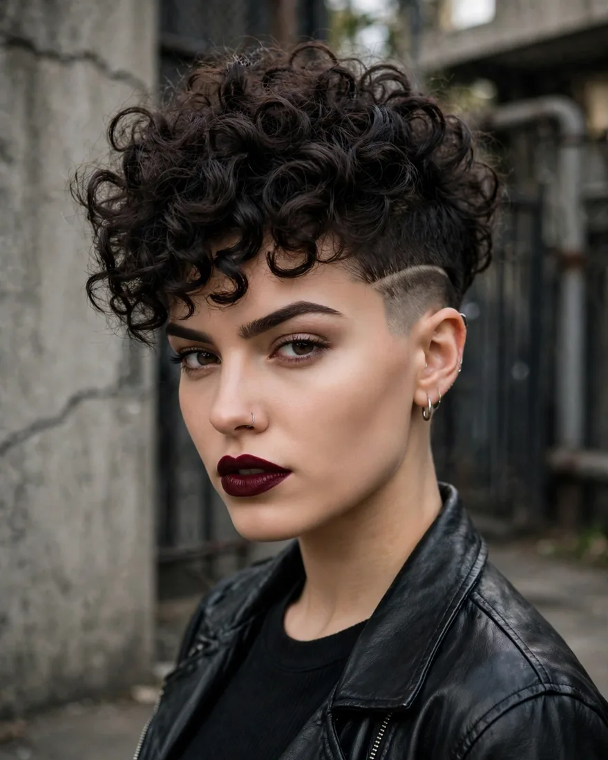 Curly Undercut
