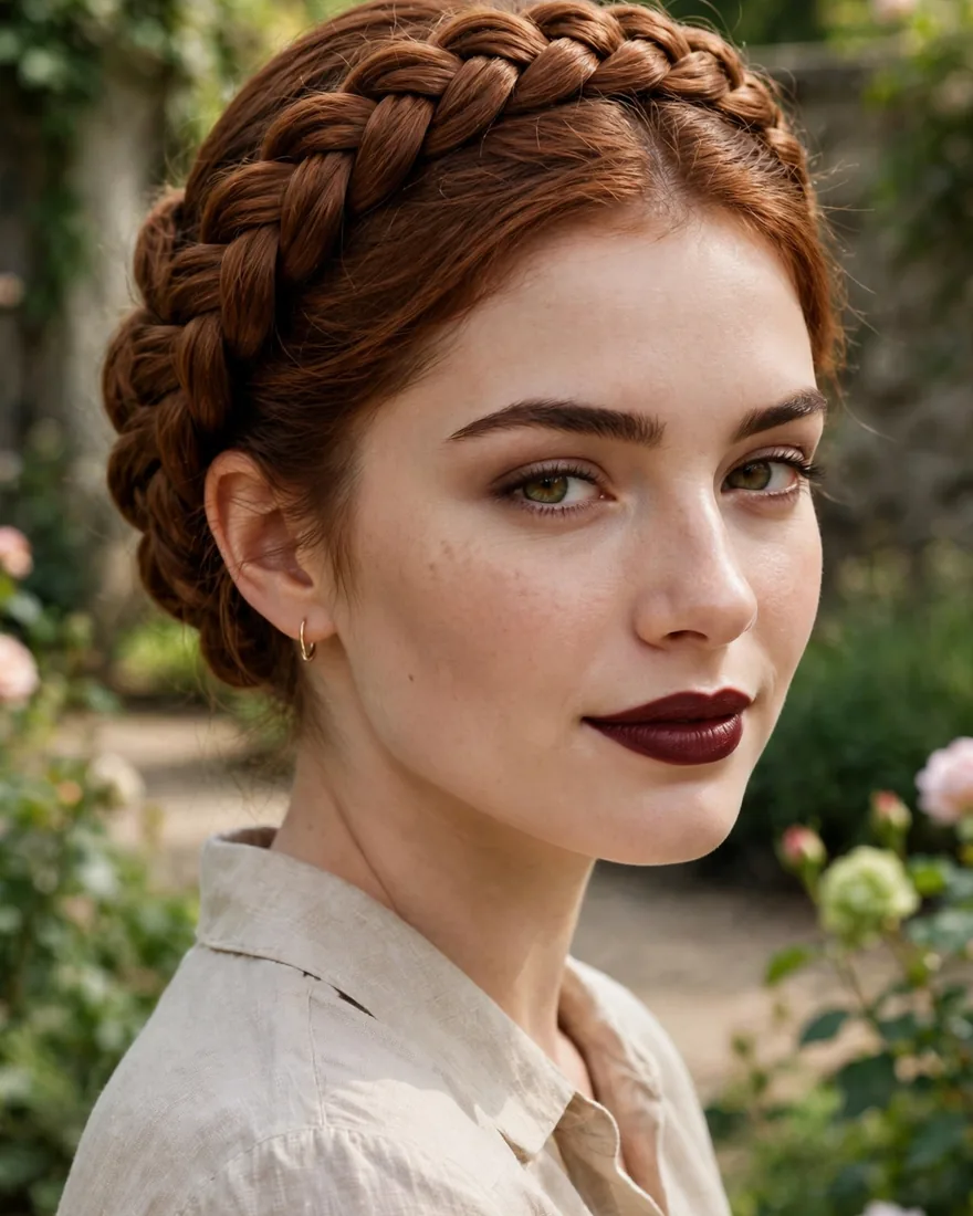 Dutch Braid Crown