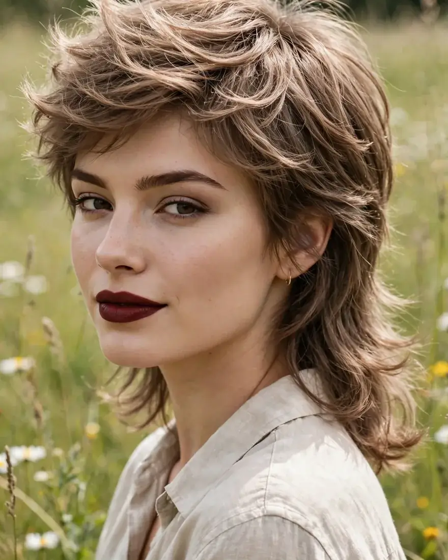 Feathered Soft Mullet