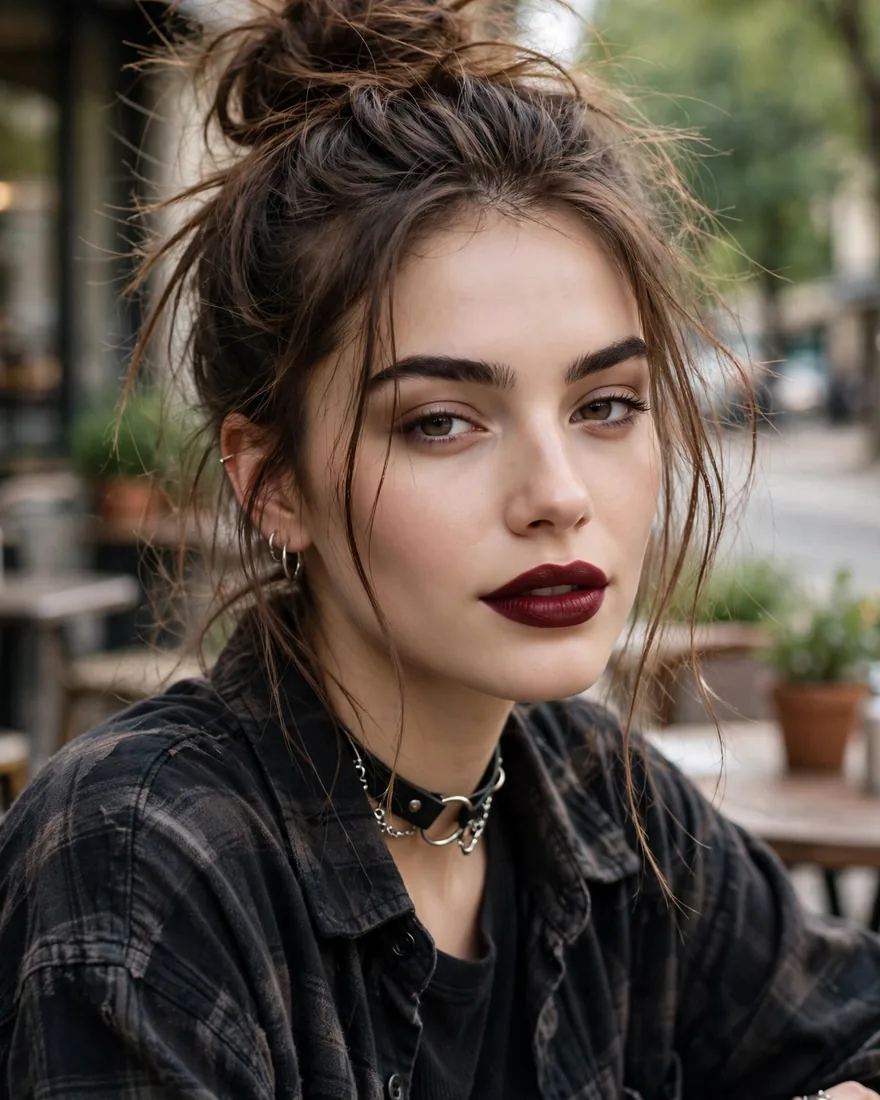 7. Grunge Top Knot