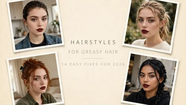 Hairstyles for Greasy Hair – 14 Easy Fixes for 2026