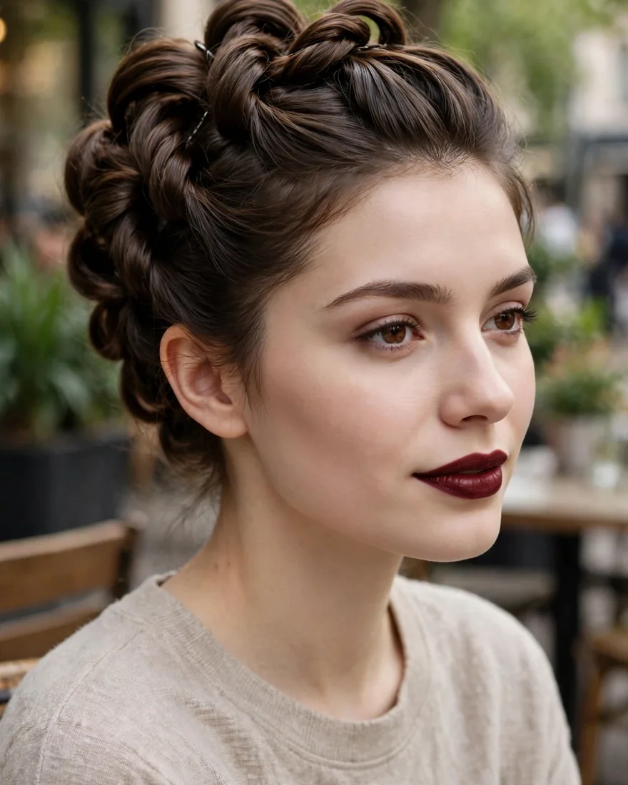 6. Twisted Updo