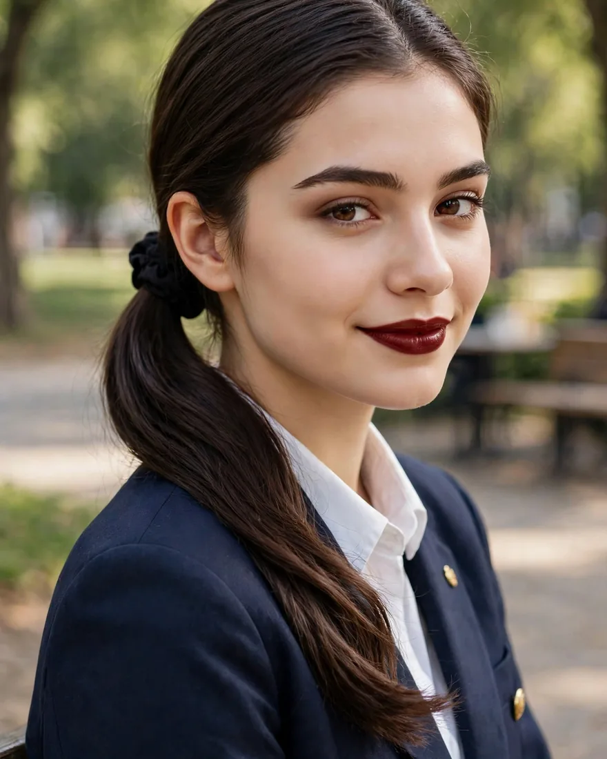 2. PE-Proof Low Side Ponytail