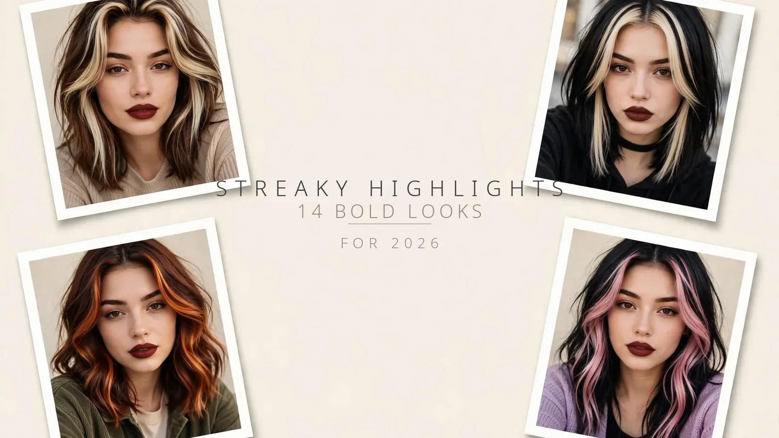 Streaky Highlights - 14 Bold Looks to Try in 2026