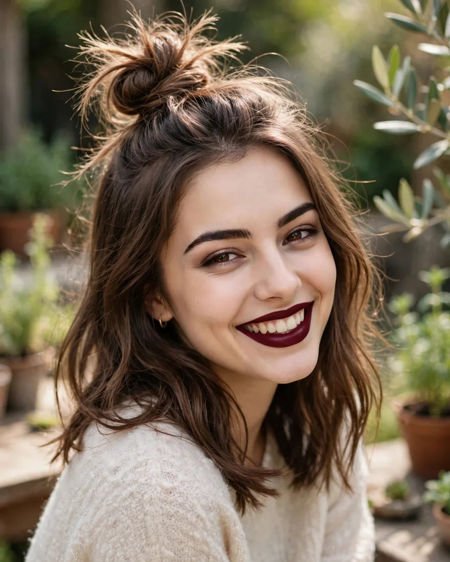 Half Up Top Knot Half Up Top Knot