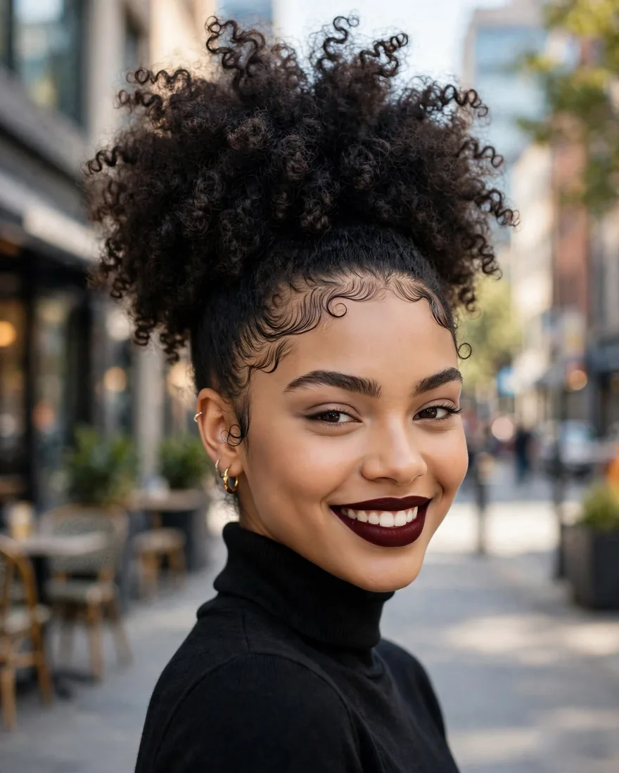 High Puff With Defined Edges