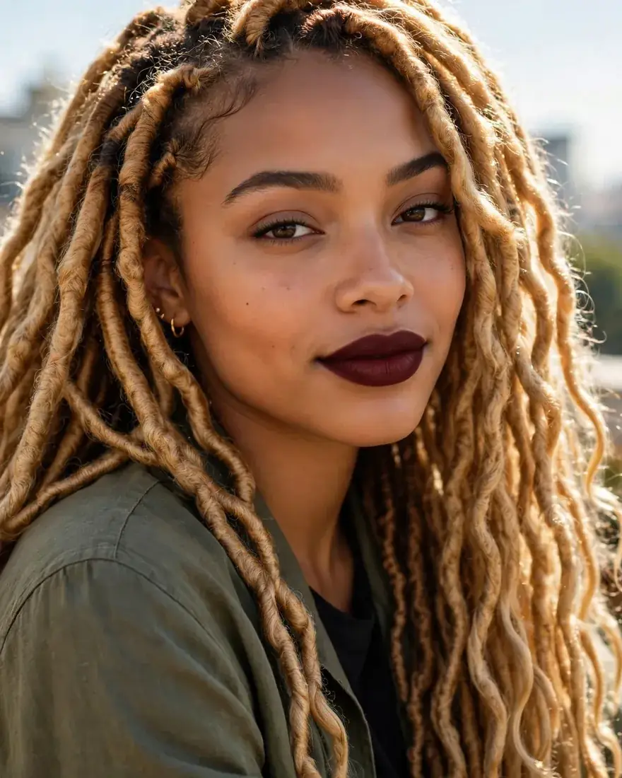 Honey Blonde Locs