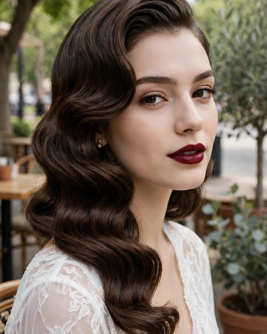 4. Humidity-Proof Hollywood Waves