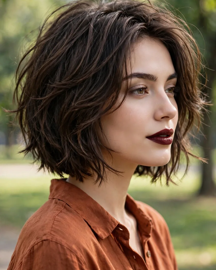 Layered Bob With Light Texture