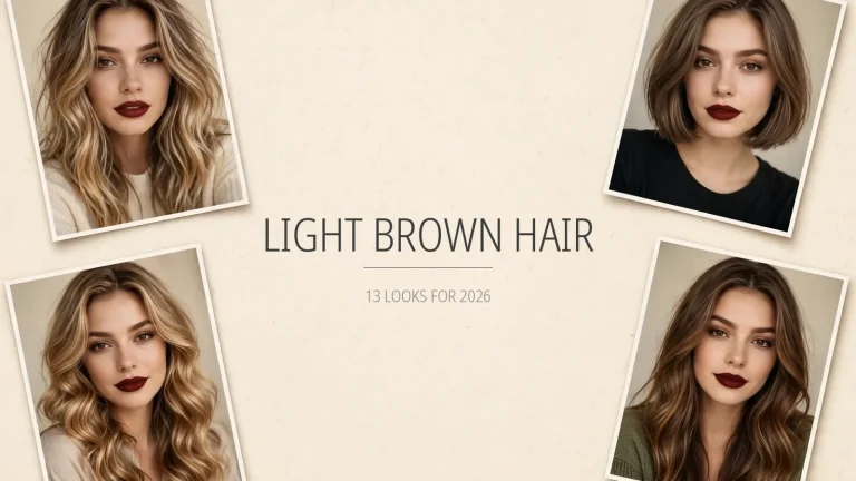 Light Brown Hair - 13 Looks From Bronde to Cider