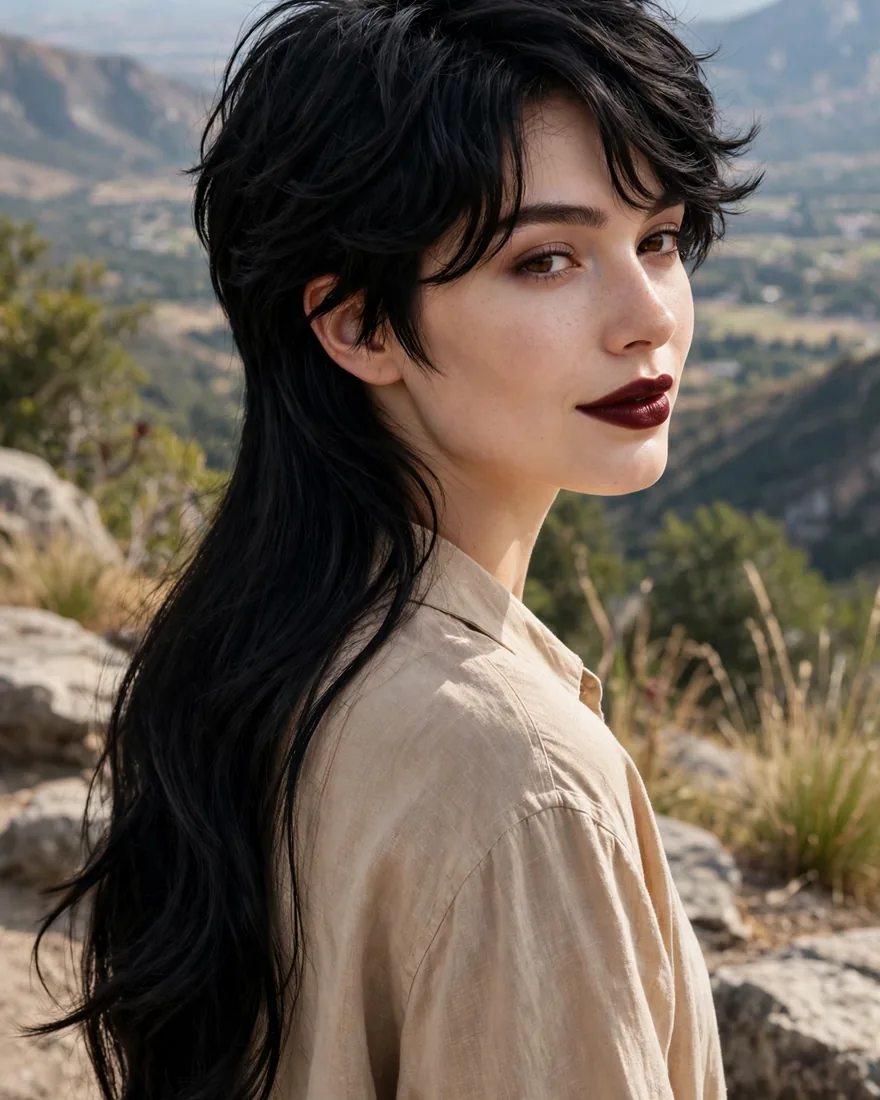 Long Back Soft Mullet
