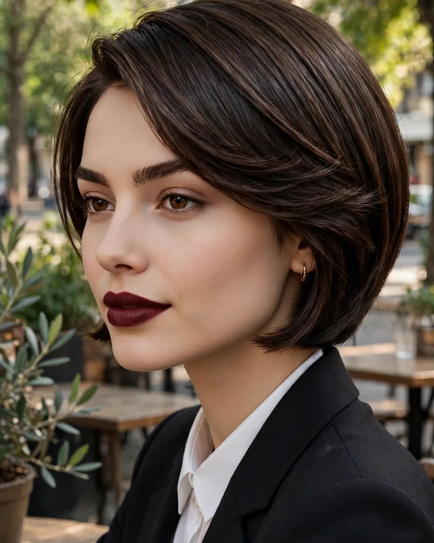 Polished Formal Long Pixie Bob