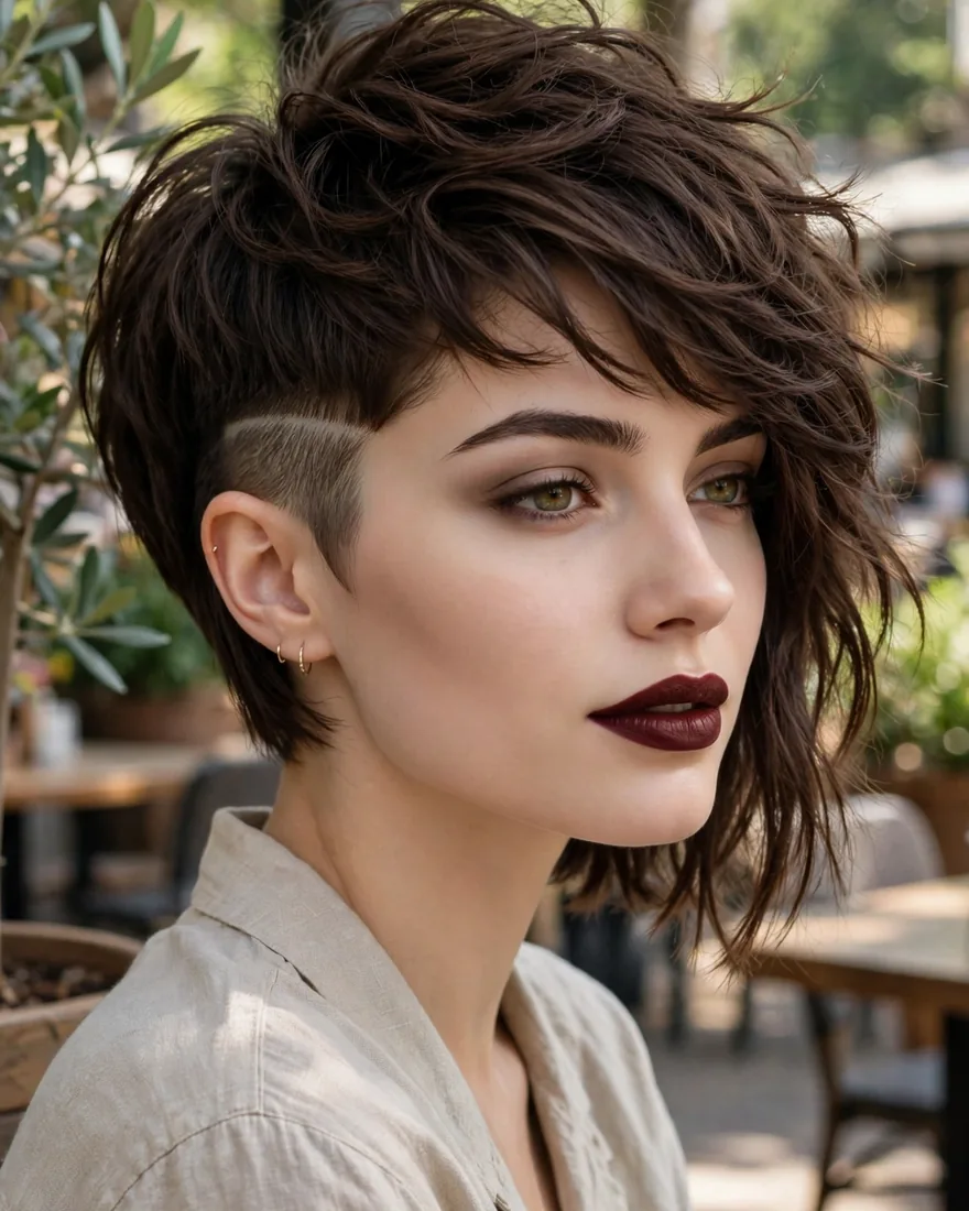 Undercut Long Pixie Bob