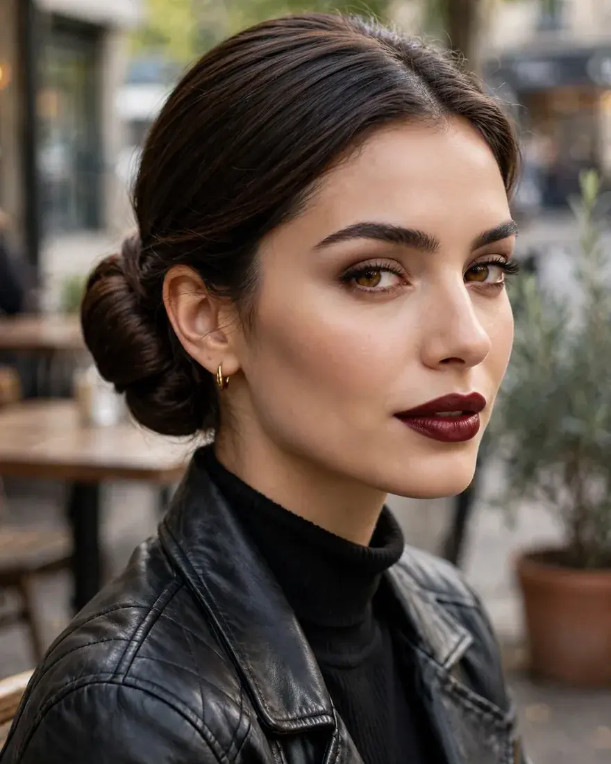 10. Low Chignon