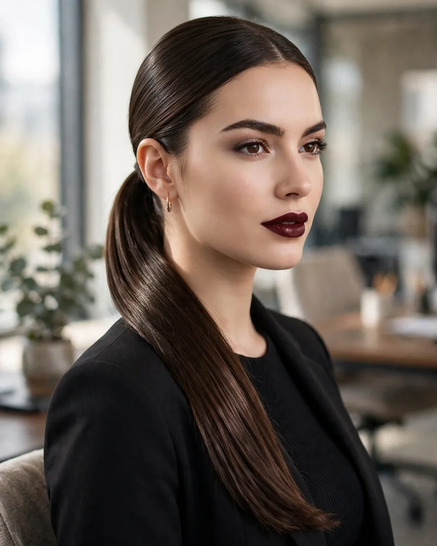 Low Ponytail Polished Low Ponytail Polished