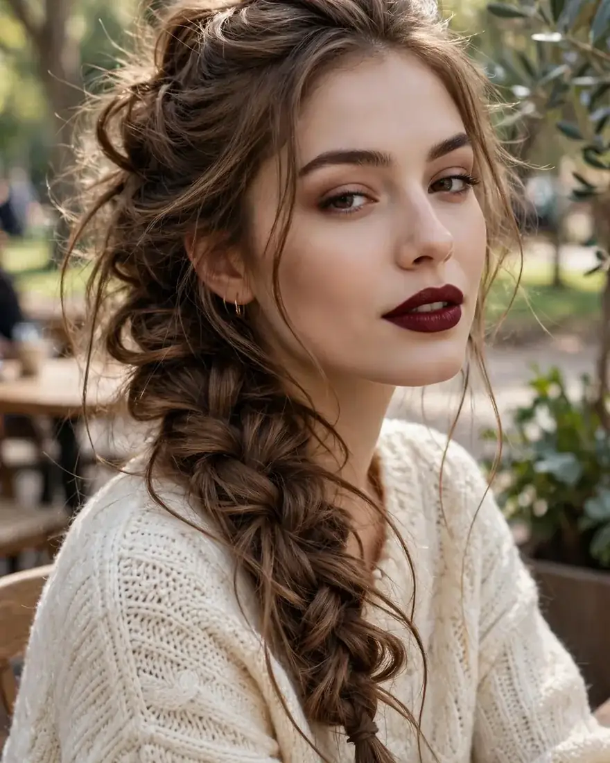 11. Messy Fishtail Braid