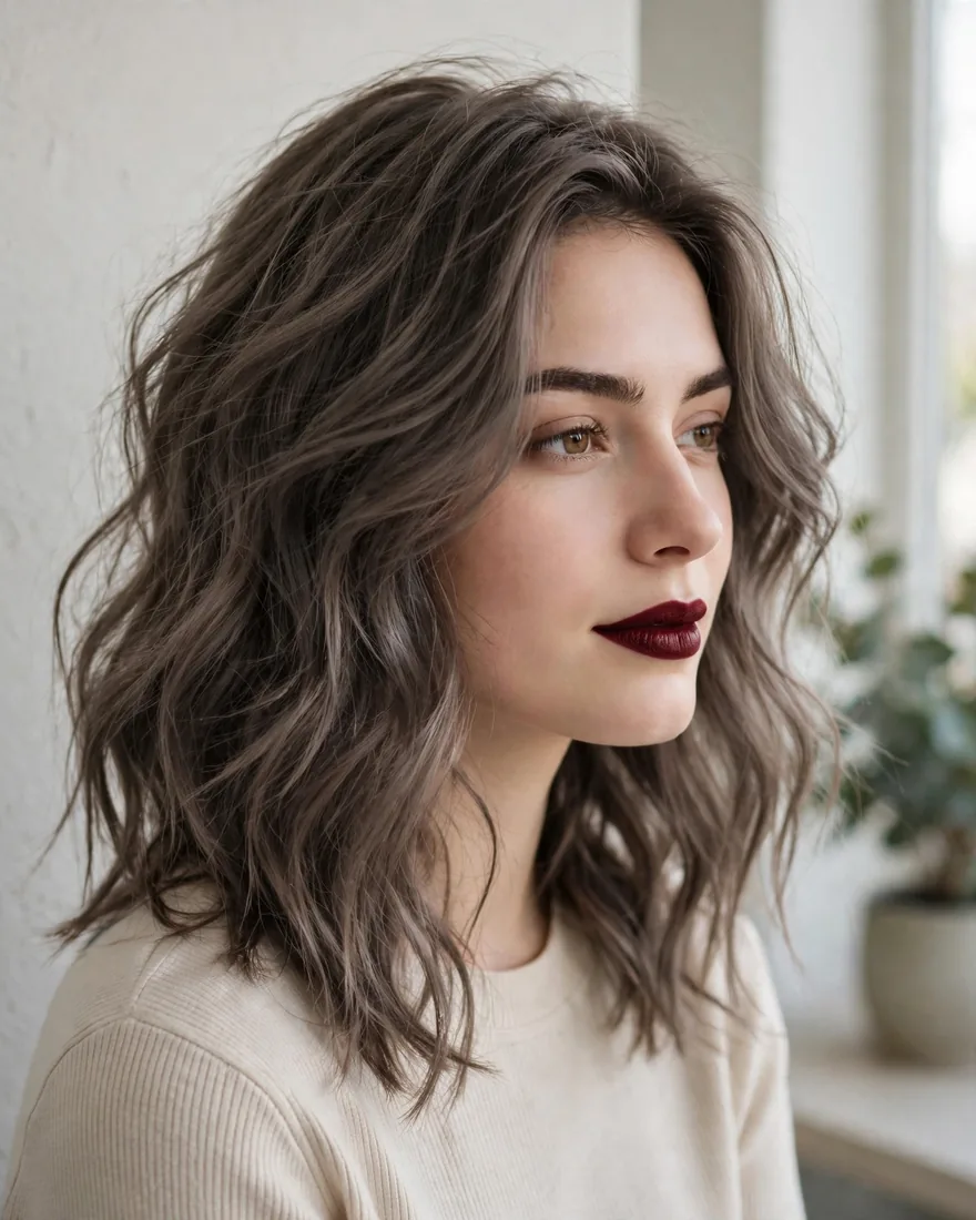Mushroom Taupe Brunette