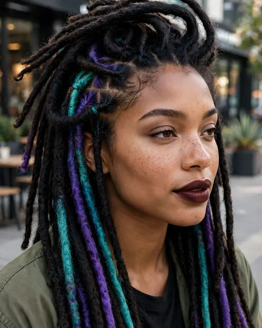 Peekaboo Color Locs