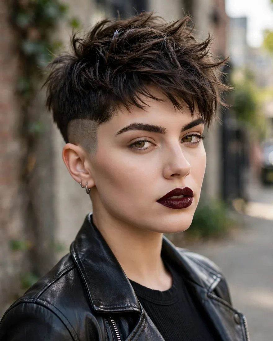 Pixie Buzzed Sides