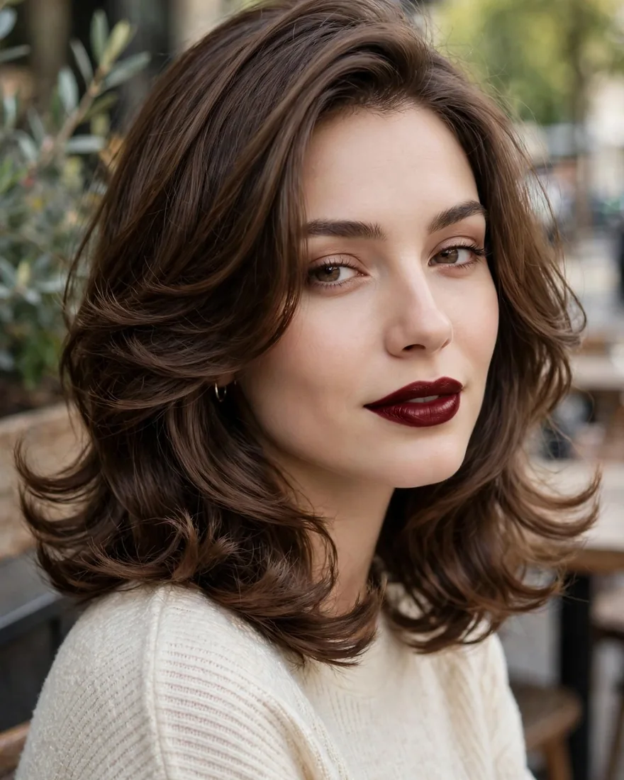 12. Polished Blowout Kitty Cut