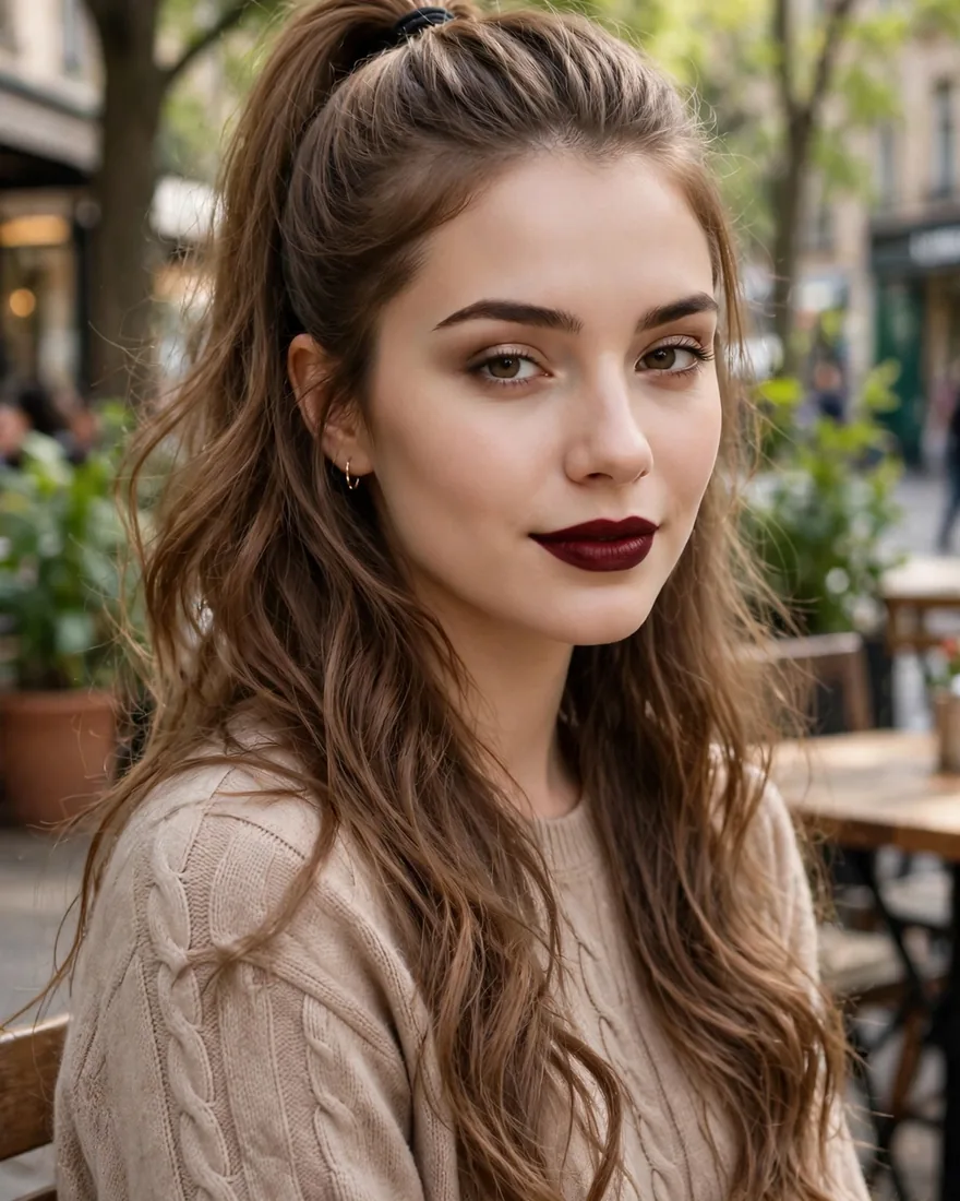 Half-Up Ponytail