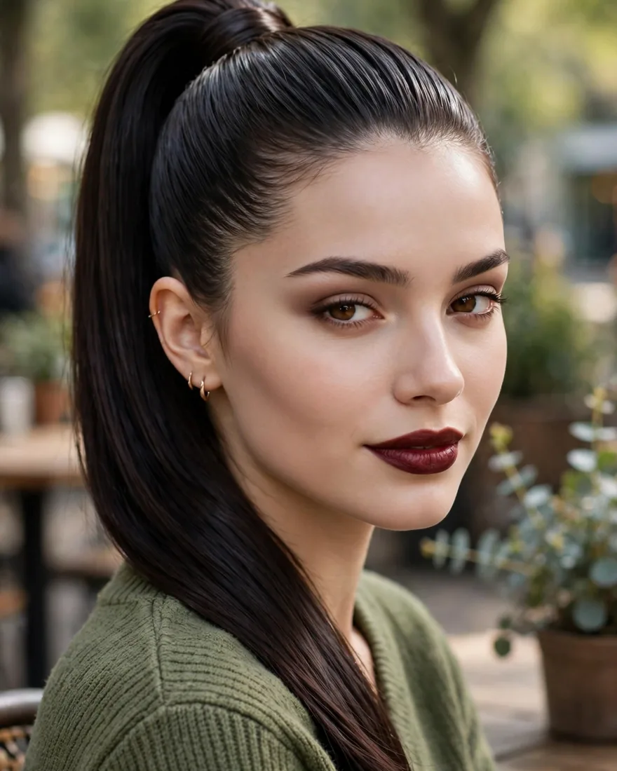 Sleek High Ponytail