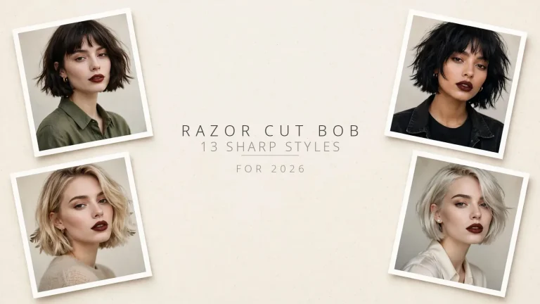 Razor Cut Bob - 13 Sharp Styles for 2026