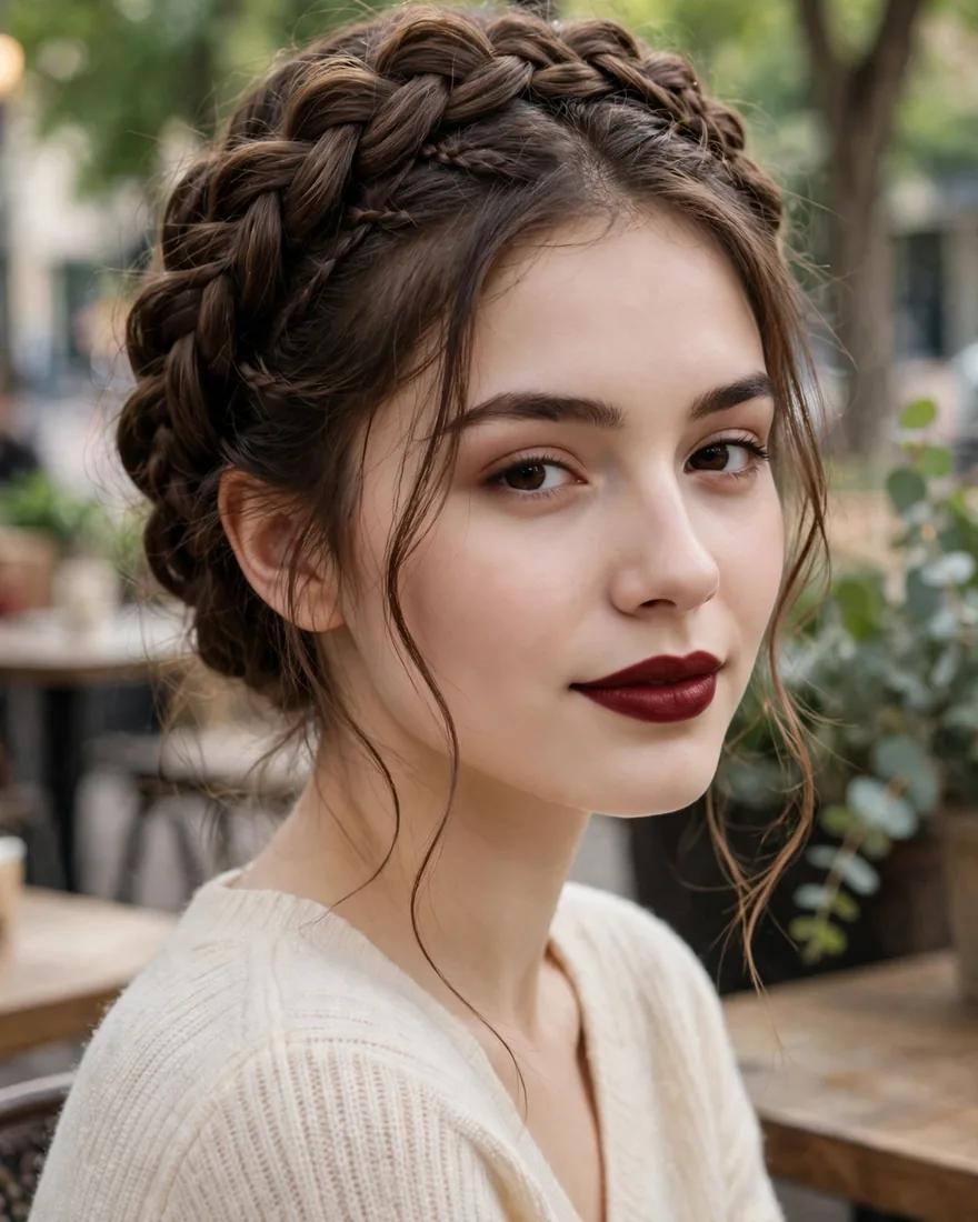 5. Romantic Braided Crown