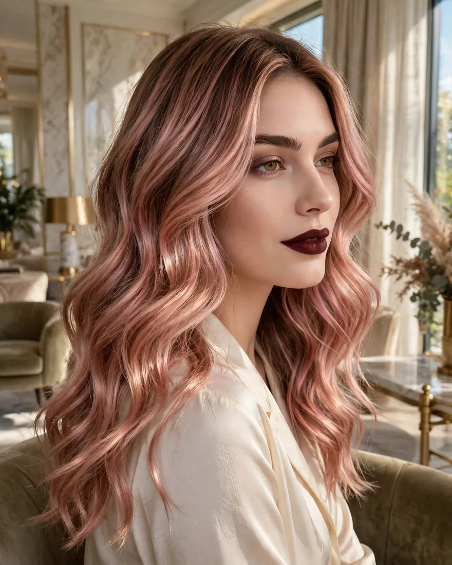 Rose Gold Balayage