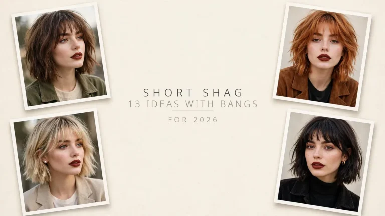 Short Shag With Bangs - 13 Ideas Worth Copying in 2026