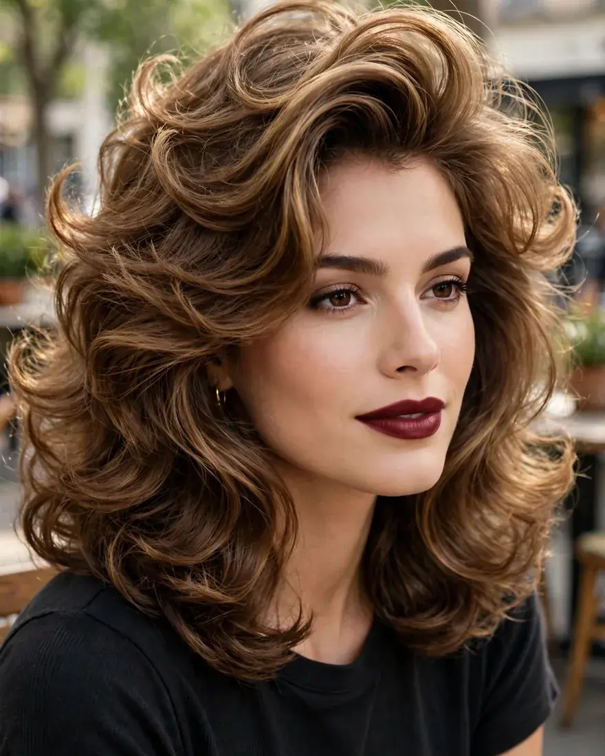 4. Shoulder-Length Bouncy Blowout