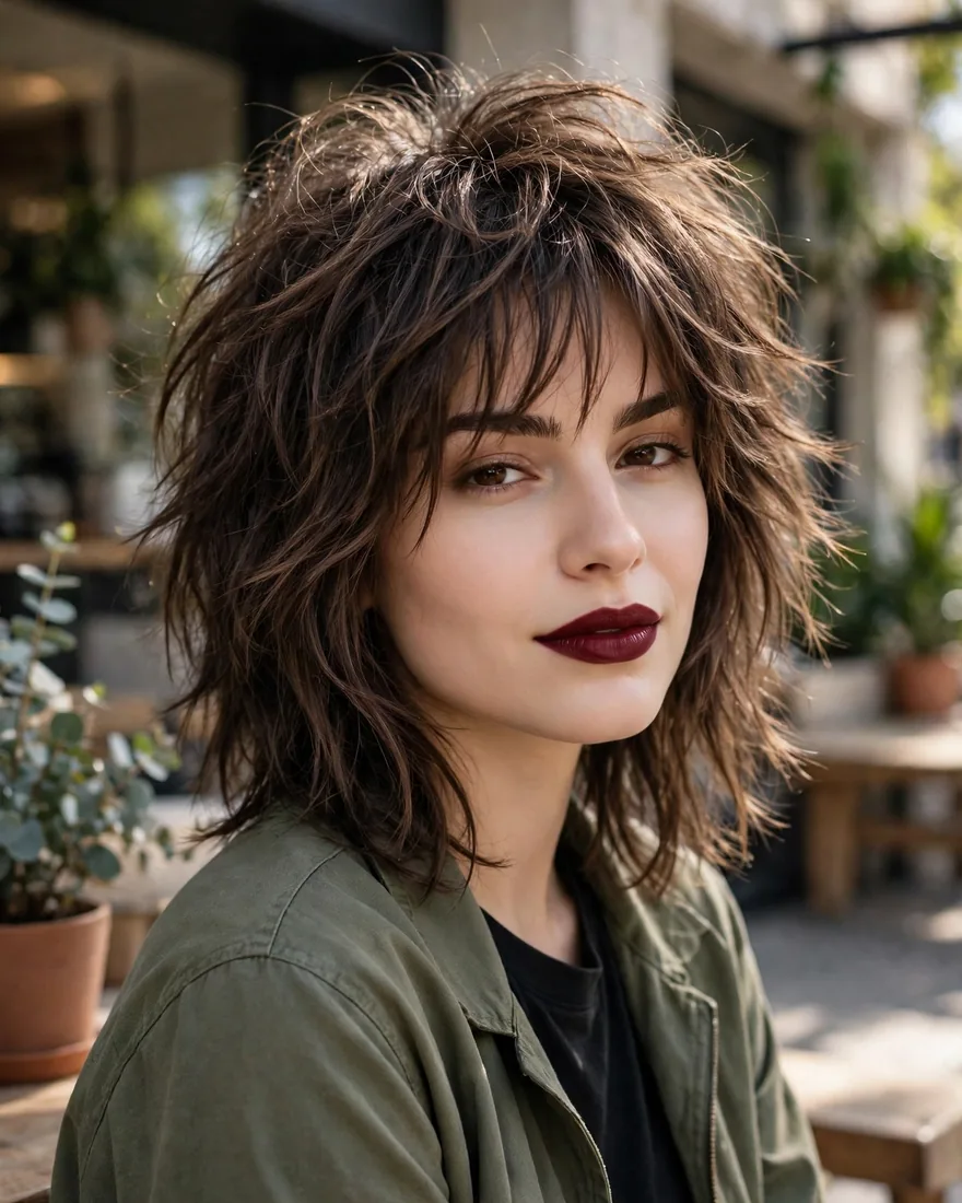 Shoulder Length Wolf Cut