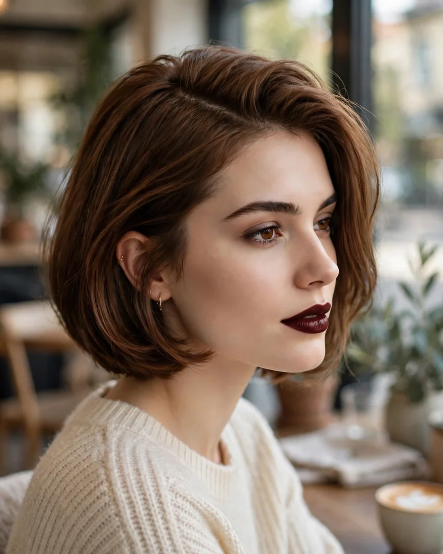 Side-Parted Bob