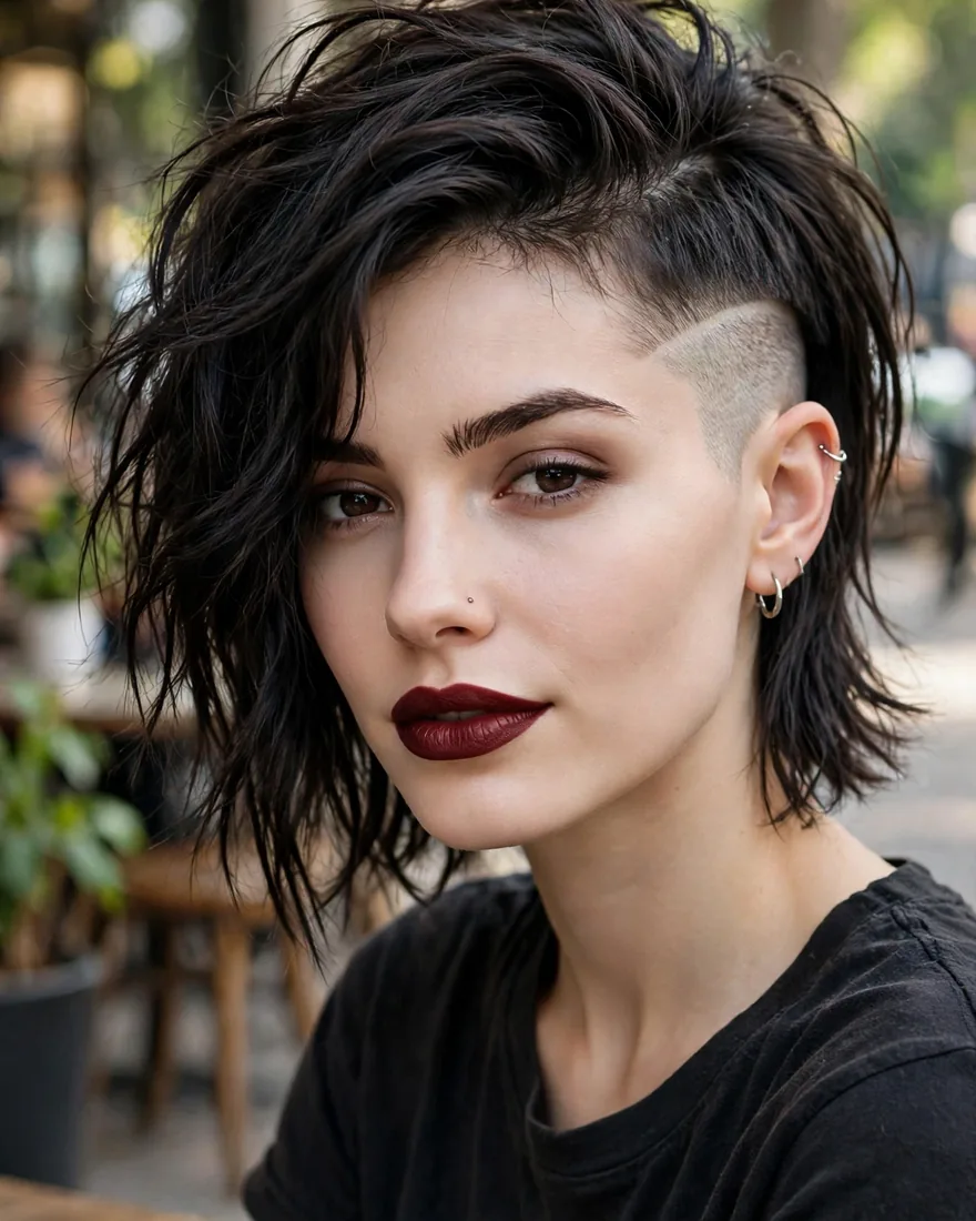 13. Punk-Inspired Medium Undercut