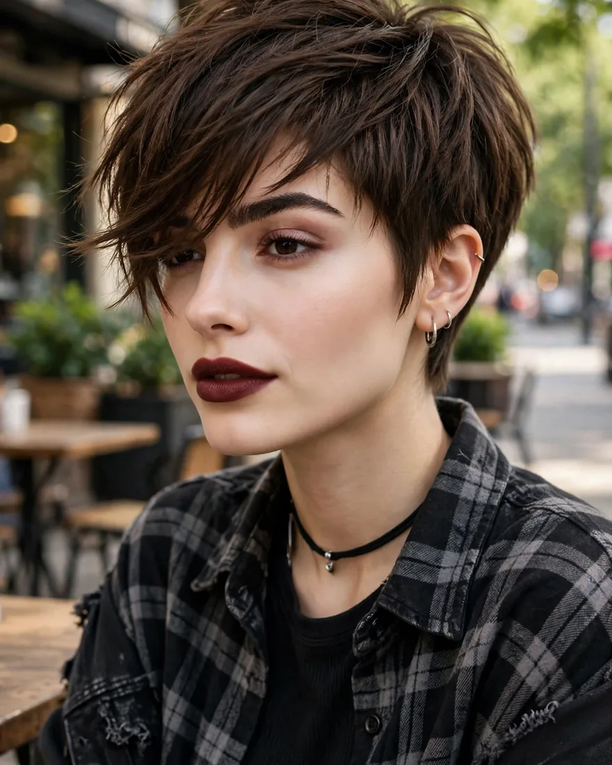 10. Side-Swept Pixie Cut