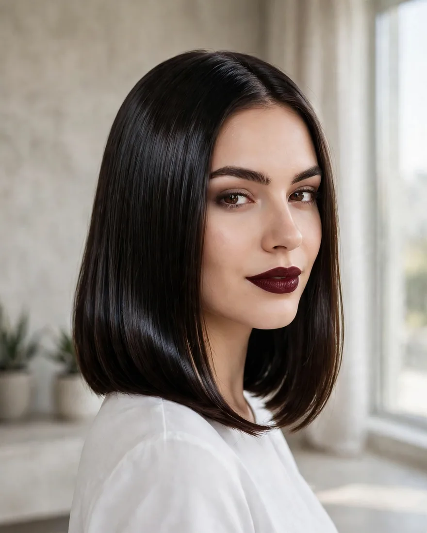Sleek Glassy Cut
